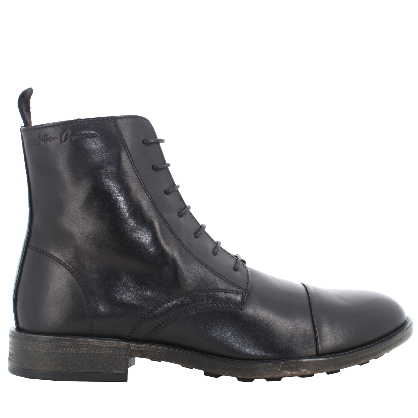 Античная керамика A23g Herrenschuhe Stiefeletten 22582-D-VH4 DELAVE SCHWARZ