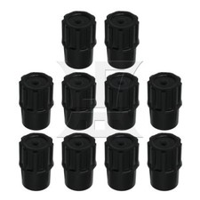 10PCS Black Plastic bE Alto Saxophone End Plug Musical Instrument Tool