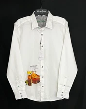 Robert Graham MULFORD Drink Series Decanter $258 Large Classic Fit NWT L