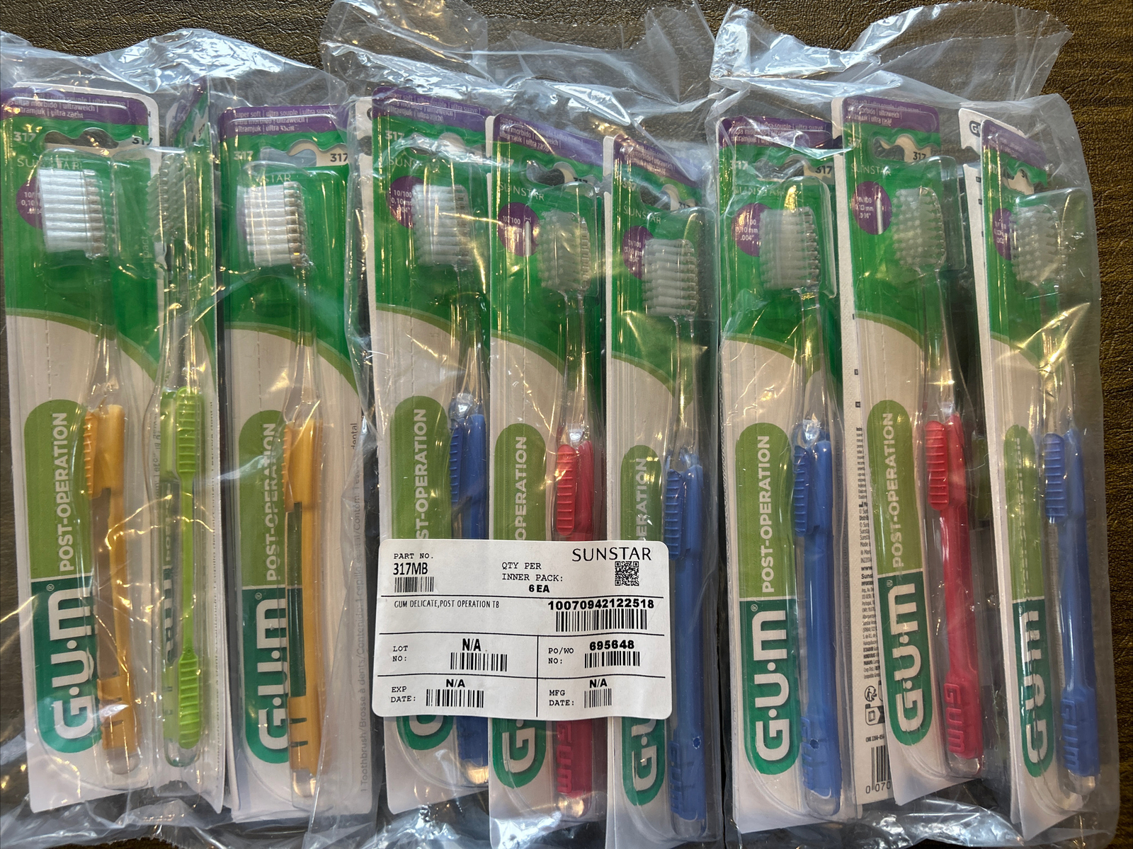 GUM Delicate Post Surgical Toothbrush 18 Pack 317 Bulk Lot eBay