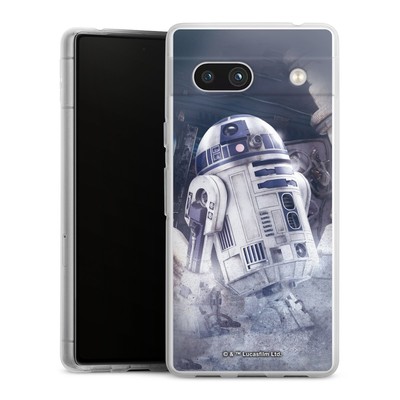 DeinDesign Handyhülle Silikon Hülle Case für Google Pixel 7a R2D2 Star Wars 8