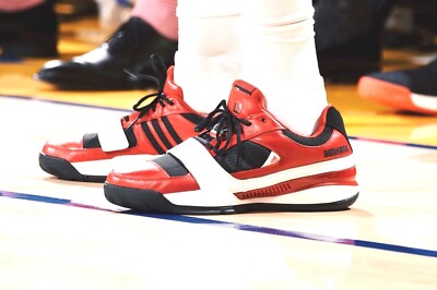 MENS ADIDAS GIL ZERO RESTOMOD HIBACHI RED BLACK ARENAS BASKETBALL