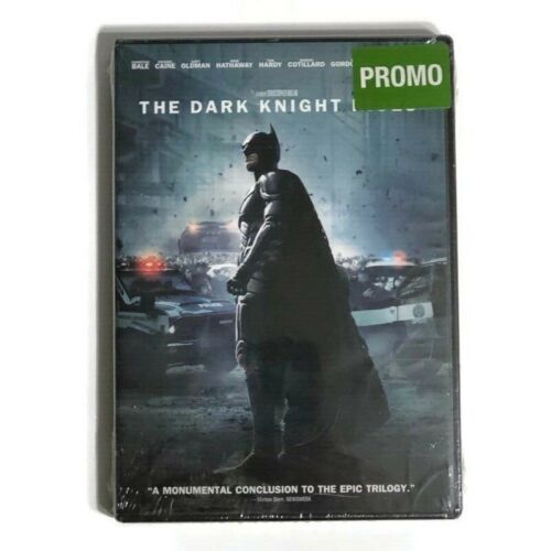 NEUF COPIE PROMO RARE Batman The Dark Knight Rises DVD 2012 Bale Hardy Hathaway - Photo 1 sur 8