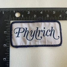 PHYLRICH Advertising Patch (Bathroom Faucets & Shower Heads - I Think ?)  00PS