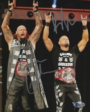 Luke Gallows & Karl Anderson Signed WWE 8x10 Photo BAS Beckett COA Bullet Club 5