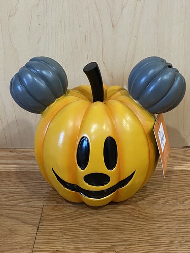 Disney's Mickey Mouse Faux Pumpkin Head Table Decor Brand New!! Halloween Fall - Picture 7 of 7