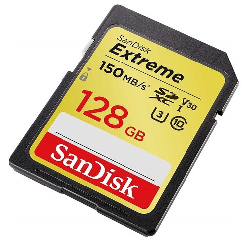 New Sandisk Extreme 128GB SDXC SDHC SD Flash Card UHS-1 CL10 150MBs SDSDXV5-128G - Picture 3 of 10