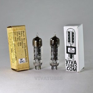 Tests Nos Date Matched Pair Rca Usa Jrc 6x4 Black X Plate Welded Get Tubes Ebay