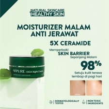 NPURE Night Cream Centella Asiatica 15g US Free Tax