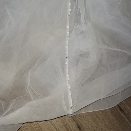 SALE!!! Wedding Dress Train Allure Couture C584T - Picture 3 of 7