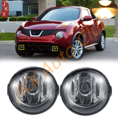 For Nissan Juke 2011-2014 2PCS Front Bumper Halogen Fog Lights Driving Lamps s