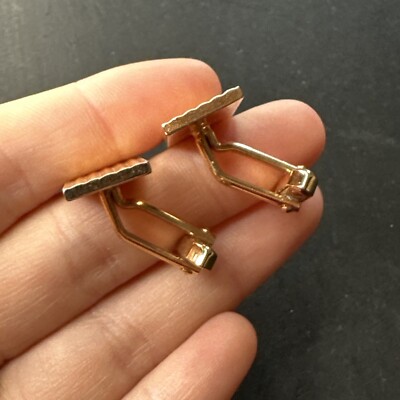 MECAN - Boutons de manchette en or jaune 18 carats - 58 Facettes