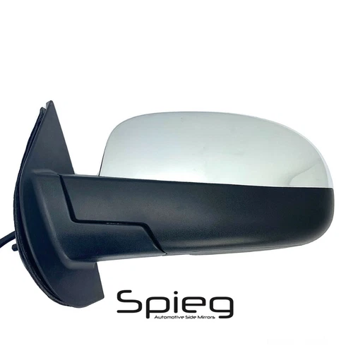 Side Mirror for 2007-13 CHEVY SUBURBAN SILVERADO Power Heated Chrome DRIVER SIDE