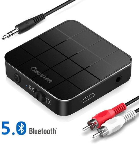 Trasmettitore Ricevitore Bluetooth 5.0, 2 in 1 Adattatore Bluetooth mini  RCA | eBay