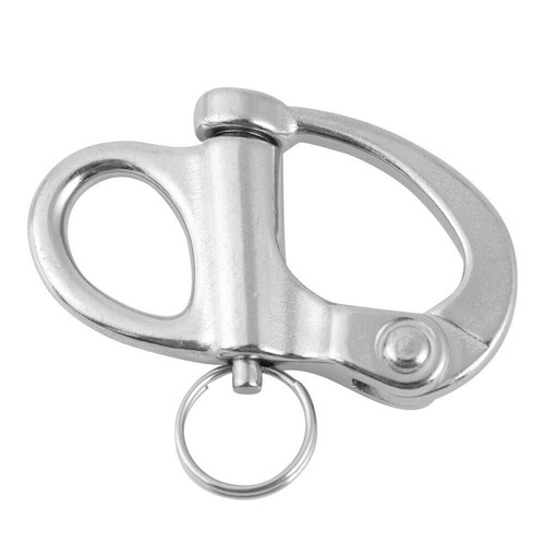 Manille Voile Fixe En Acier Inoxydable 316 – Mousqueton Œil Fixe Pour Bateau, Yacht Et Plein Air