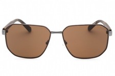 Guess GF5086 09E Brown Square Metal Sunglasses Frame 59-15-145