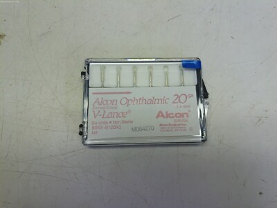 Box Alcon Ophthalmic 20ga V-Lance 8065-912010