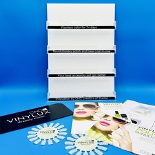 CND VINYLUX Plastic Wall Mounted 32 Polish Bottle Display New In Box