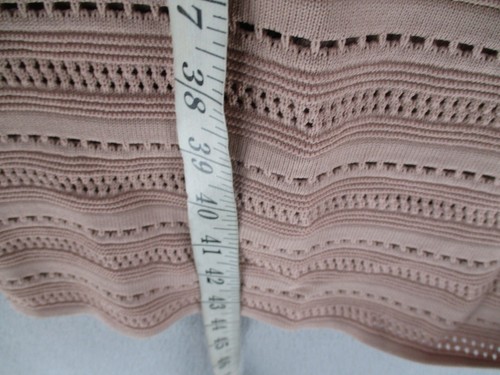 Sheike Dress Womens Extra Small Pink Bodycon Long Sleeve Knit Textured Pattern - Picture 11 of 18