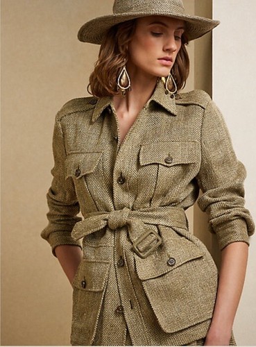 Ralph Lauren Purple Label Tasha Broken-Twill Field Jacket, Size 2, RRP £1,250 - Picture 10 of 10