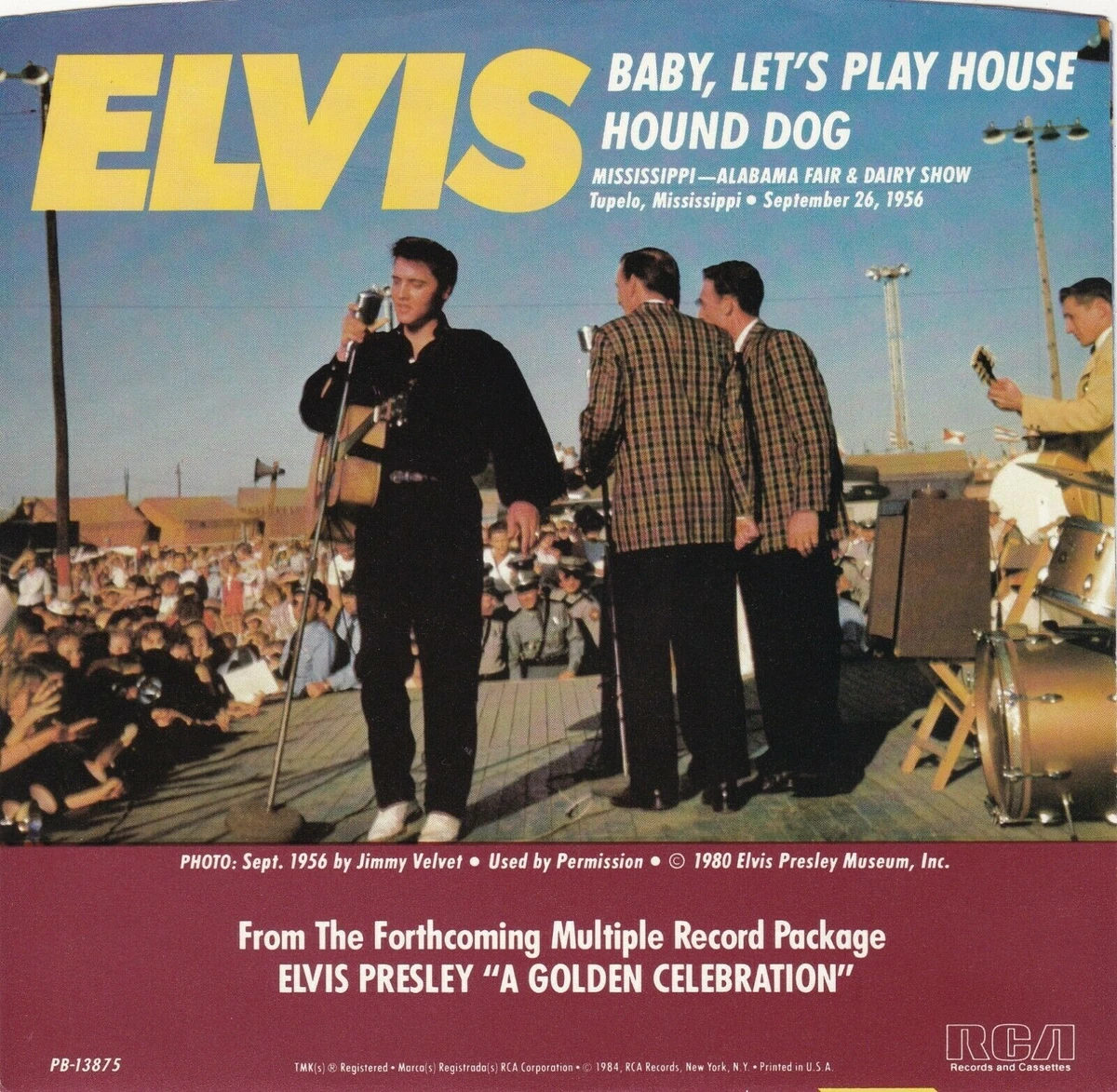 Elvis Presley Baby Let's Play House & Hound Dog RCA PB-13875 - BRAND NEW | eBay