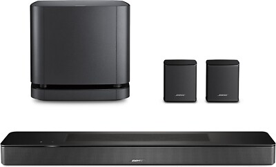Bose Smart Soundbar + Bass Module 500 + Surround Speakers – Full