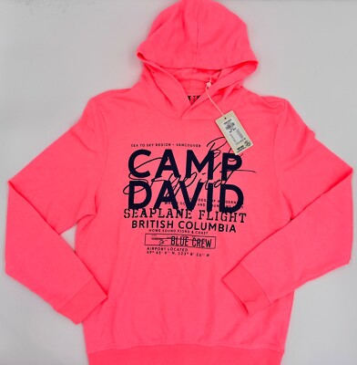Camp David Hoodie Sweatshirt Shirt Pullover rosa pink CAD FS24 CR9999-3355-86  L
