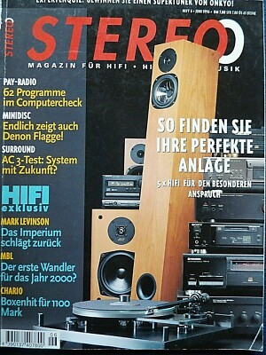 STEREO 6/96,ETALON EXAMPLI,CHARIO HIPER 1,AUDIO SURFER MPEG,DENON AVP A1,POA T 3
