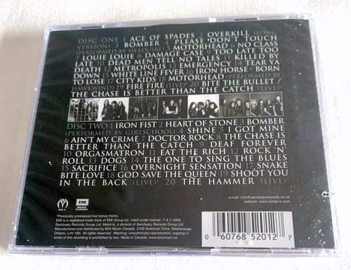 MOTORHEAD-THE BEST OF(2000)-2CD FACTORY SEALED-(Heavy Metal) - Imagen 2 de 2