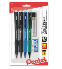Pentel Twist-Erase Express Mechanical Pencil, (0.5mm), Assorted Barrel Colors (Q