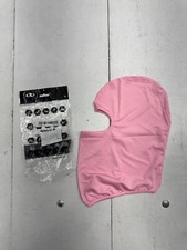 Shein Solid Pink One Piece Balaclava Ski Mask Adults One Size