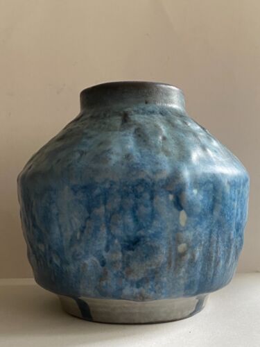  Karlsruher Majolika Keramik Vase  - Bild 1 von 8