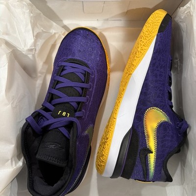 New Nike Zoom LeBron NXXT Gen Lakers DR8784-500 Purple Black Gold Men s Size10.5