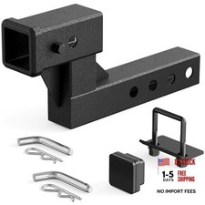 2-Inch Trailer Receiver Hitch Riser  Extender, 4.4" Hitch Riser Extender