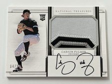 2017 Panini National Treasures /99 Carson Fulmer #169 Rookie Auto RC Chicago