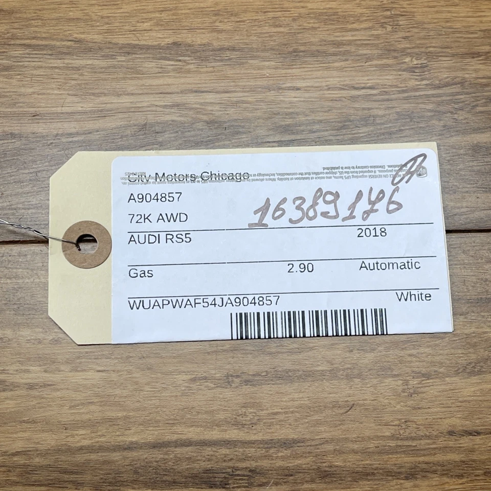 2018-2019 Audi RS5 F5 Engine air Intake Manifold 06M129666AA 72k Miles OEM - Image 2 of 4