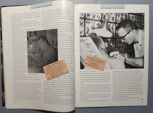 original vintage '92 intl tattoo art #1 mag col todd bob shaw photos cards flash image 8