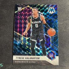 2020 Panini Mosaic - Rookie Mosaic Genesis #204 Tyrese Haliburton RC Case Hit