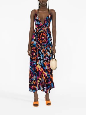 CHUFY Loki Maxi Dress in Noah Blue XS NWT $455