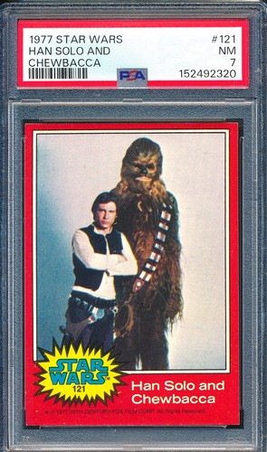 1977 Topps Star Wars #121 Han Solo and Chewbacca