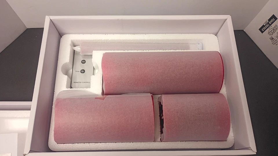 Juego de velas sin llama Home Reflections 8 piezas rojo con 2/mandos a distancia Foto 3 de 4