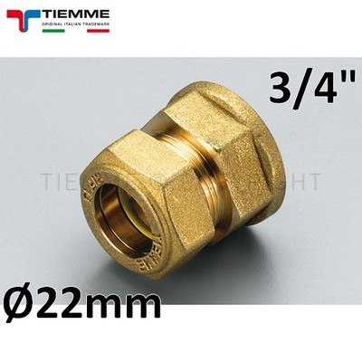 Bicono Druckfitting für Kupferrohr - weiblich 3/4'' x Ø 22 mm