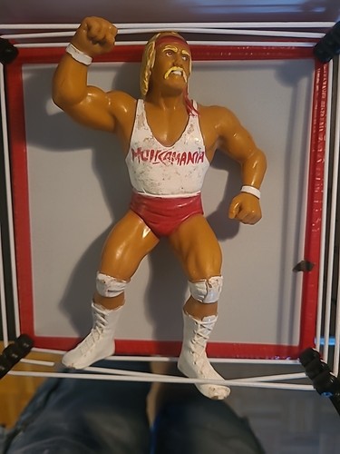 Hulk Hogan 1988 LJN WWF Wrestling  Figure, Rare Wh...