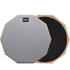 Voxlumia 8 inch Portable Drum Practice Pad Home & Travel Use - Gray