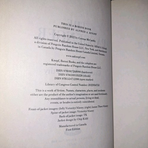 The Passenger + Stella Maris by Cormac McCarthy Advance Reading Copy PB ARC - Picture 19 of 24