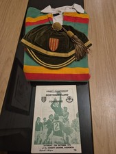 Duncan Madsens Northumberland Shirt And Cap Plus Programme V Yorkshire 1975