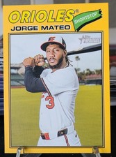 2026 Topps Heritage #267 Jorge Mateo Dark Yellow