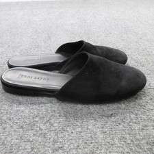 Jenni Kayne Shoes Womens Size 36 Suede Mule Slip On Flats Made in Italy Minimal