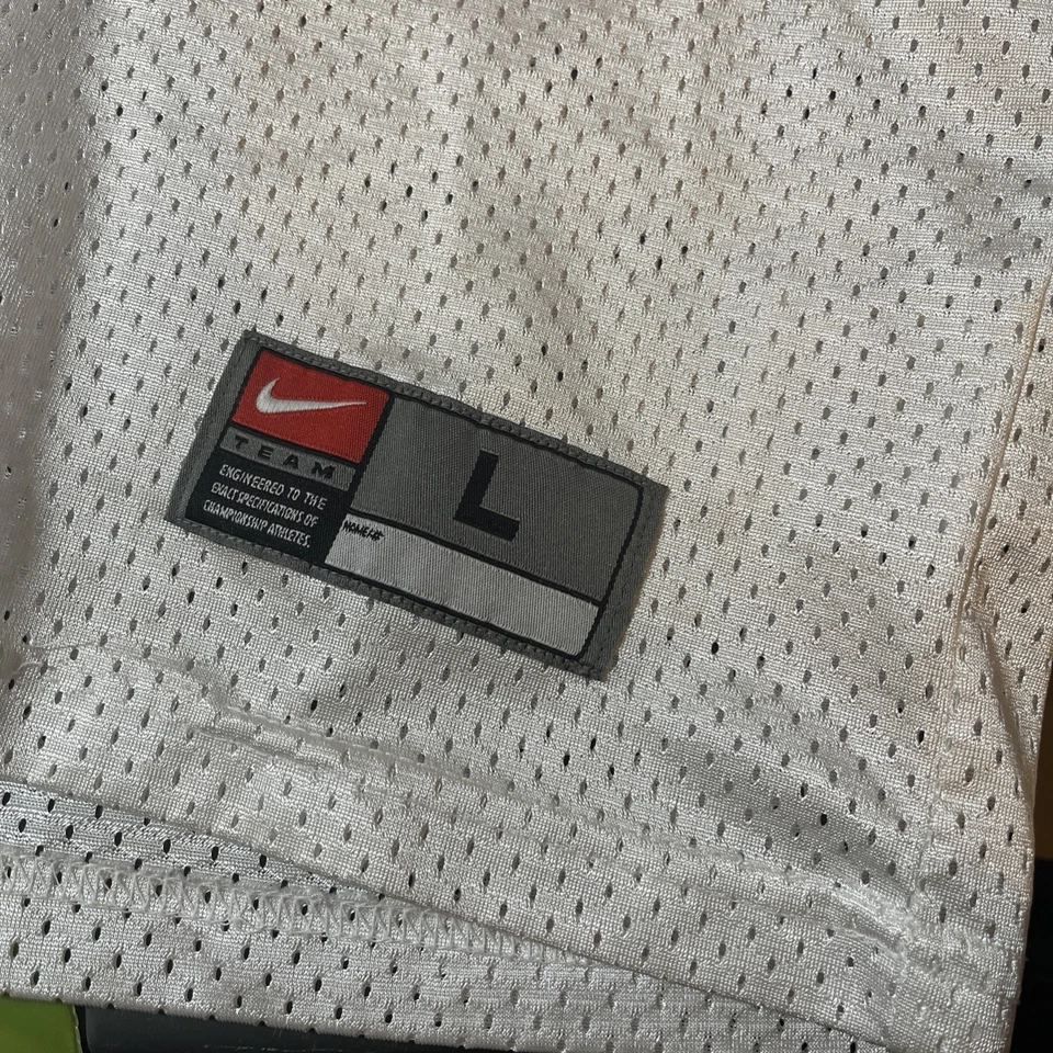 Camiseta de fútbol Nike Tennessee Titans Steve McNair blanca 9 Foto 3 de 4