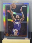 Front of 2025-26 Topps Chrome - Devin Booker #195 Refractor